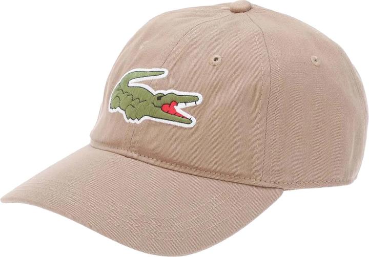 Actual product image Lacoste Garbardine Embroidered Logo Baseball Cap (One size)