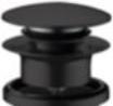 Actual product image hansgrohe Push-Open waste set for washbasin and bidet mixers