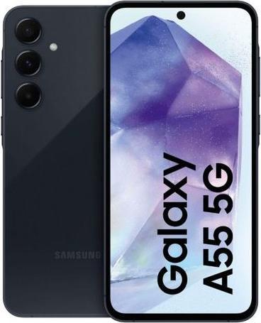 Actual product image Vodafone Samsung Galaxy A55 5G (128 GB, Awesome Navy, 6.60", Hybrid Dual SIM, 50 Mpx, 5G)