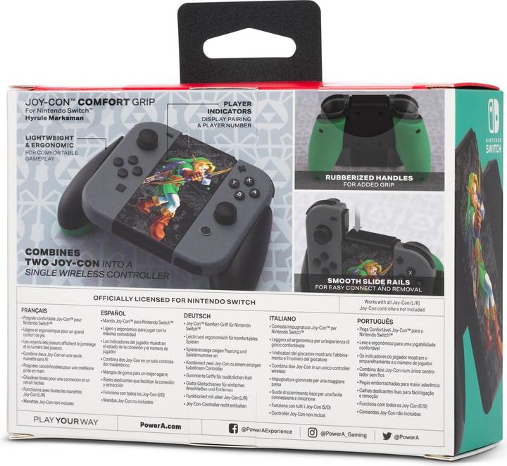 Actual product image PowerA Switch Comfort Grip JoyCon Hyrule Sniper (Switch)