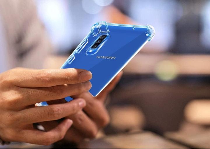 Produktbild Screenguard Samsung Galaxy A70 Hülle Crystal Soft Airbag Bumper (Samsung Galaxy A70)