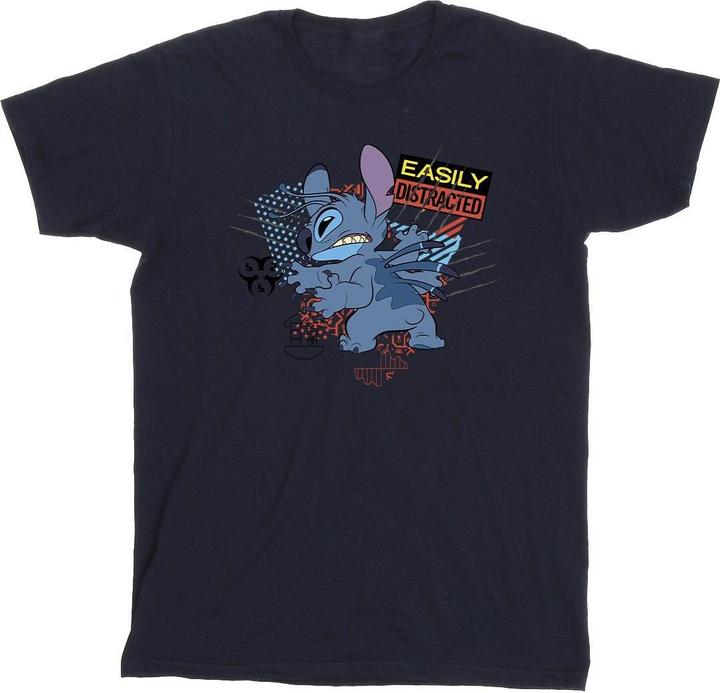 Produktbild Disney Lilo And Stitch Easily Distracted TShirt (3XL)