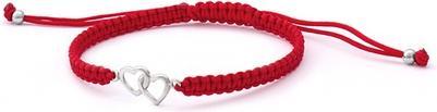 Produktbild Beneto Exclusive - Cord red kabbalah bracelet Heart AGB547