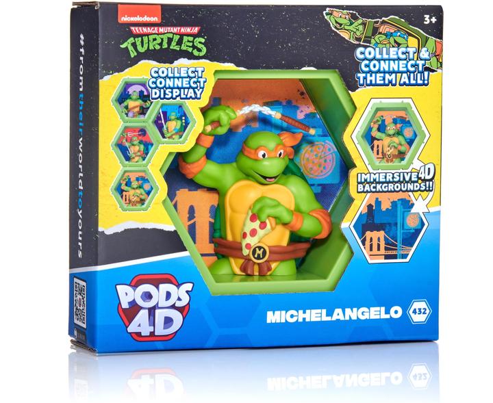 Actual product image Amo Toys POD 4D - Teenage Mutant Turtles Michalangelo (1003010)