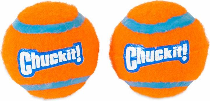 Image du produit Chuckit! CHUCKIT TENNIS BALL Balle de tennis 5 cm de diamètre Taille S 2 pièce(s) Orange (Jouet à balle chien)