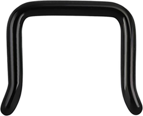 Image du produit Star Piercing Anneau Septum U coudé noir (sans laiton, Acier chirurgical 316L)