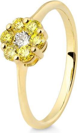 Produktbild Breuning RING - BRILL. CANARI/BRILL. 0,50 Ct. (48, 750/18 K Gold)