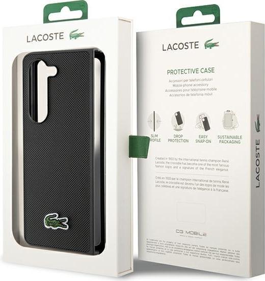 Produktbild Lacoste LCHCZFD5PVCK Z Fold5 F946 czarny/black hardcase Iconic Petit Pique (Samsung Galaxy Z Fold5)