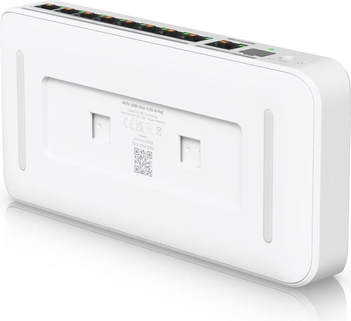 Actual product image Ubiquiti USW-Flex-2.5G-8-PoE Switch 8x2,5Gbit POE+/1x10Gbit (9 Ports)