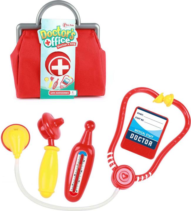 Toi-Toys DOCTOR Arztset in Tasche – inklusive Spritze + The