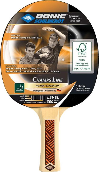 Produktbild Donic Schildkröt Tischtennisschläger DONIC Champs 300