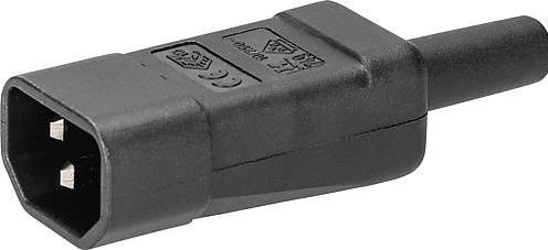 Actual product image Kaiser 749/sw IEC connector 749 Plug, straight Total number of poles: 2 + P