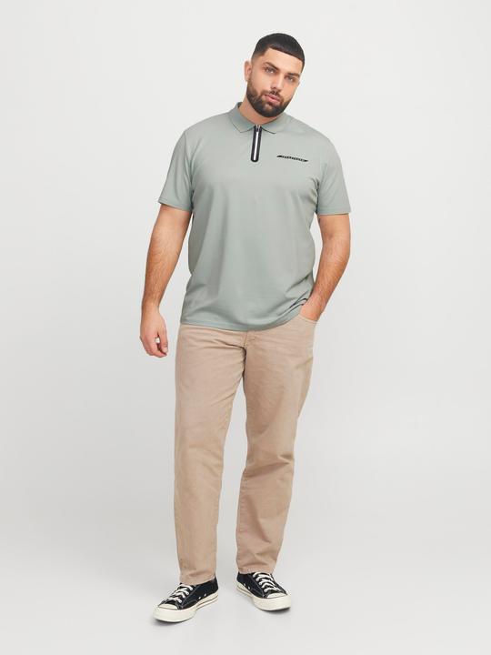 Actual product image Jack & Jones Plus Size Gedruckt Poloshirt Poloshirt (6XL)