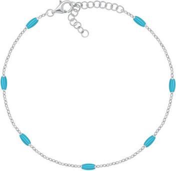 Image du produit Brilio Silver Silver Bracelet With Turquoise Beads