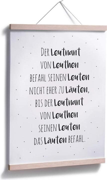 Immagine prodotto Trenddeko Scioglilingua - Il tenente von Leuthen (50 x 60 cm)