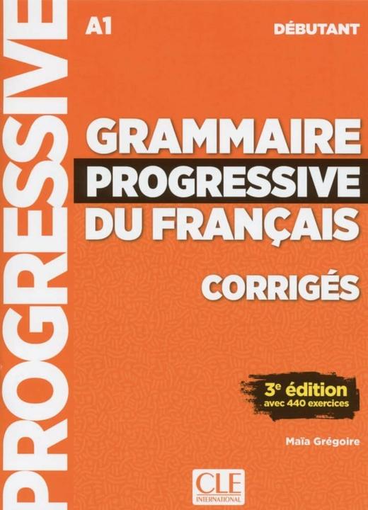 Immagine prodotto Grammaire progressive du français. Niveau débutant - 3ème édition. Corrigés (Tedesco, Francese, 2019)