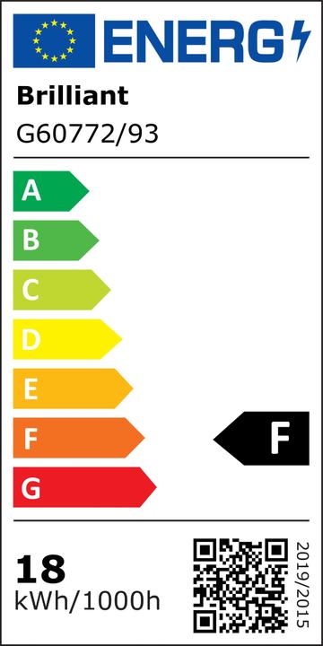 Energy Label Brilliant Metropolis (500 lm)
