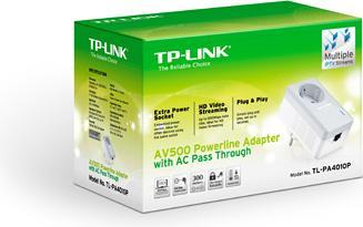 Actual product image TP-Link AV500 Powerline With AC Pass (500 Mbit/s)
