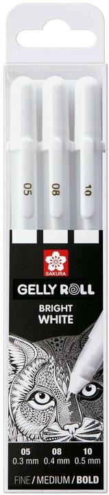 Sakura Gelly Roll (Weiss, 3 x)
