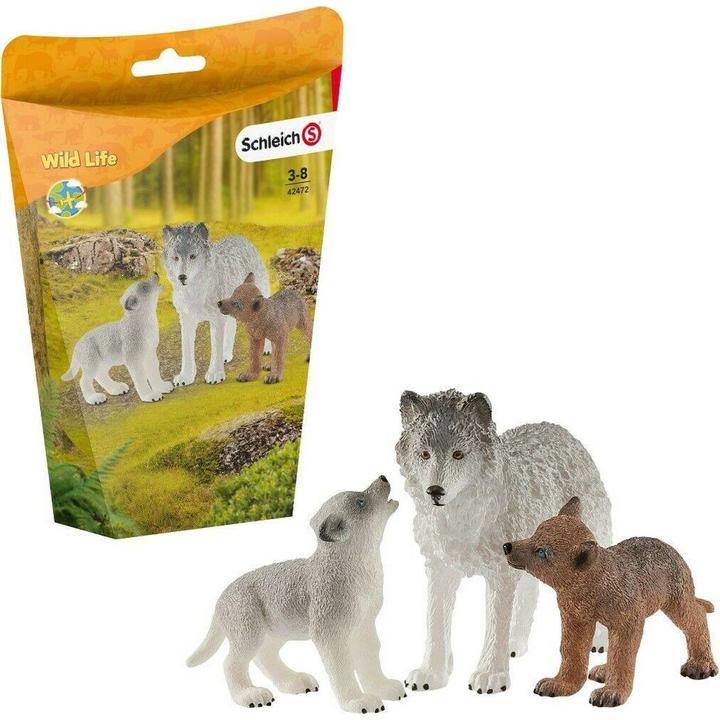 Produktbild Schleich Wölfin mit Wolfswelpen