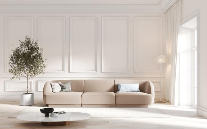 Image du produit Micadoni Canapé Velours, "Miley", 3 Places, 255x90x70Fabriqué en Europe (2 places, 3 places, 4 places)