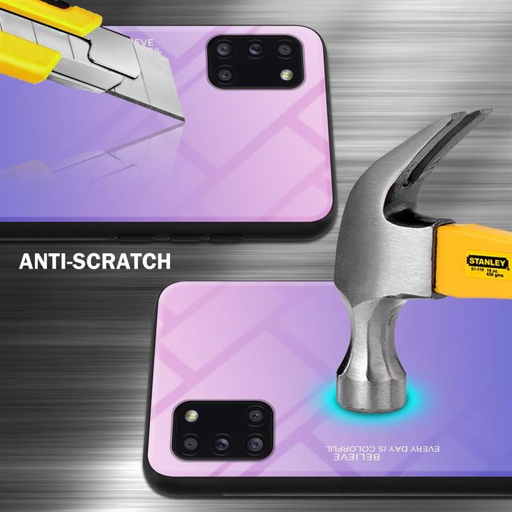Productafbeelding Cadorabo TPU 2 kleuren glasdekking (Samsung Galaxy A31)
