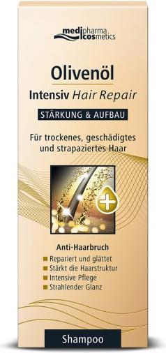 Immagine prodotto Medipharma cosmetici Olio d'oliva Shampoo riparatore intensivo per capelli, 200 ml Shampoo (200 ml, Shampoo liquido)