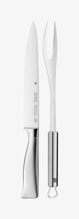 Actual product image WMF Carving Set Grill Set Meat Knife Meat Fork 2pcs BBQ Stainless Steel (32 cm)
