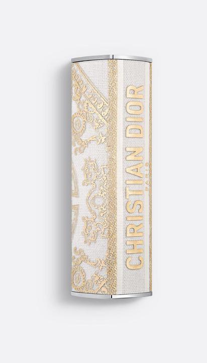 Produktbild Dior Christian Addict Lipstick Fashion Case Holiday Int23 (Gold, Weiss)
