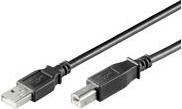 Actual product image Goobay USB 2.0 Hi-Speed Cable, Black, 1.8 m (1.80 m, USB 2.0)