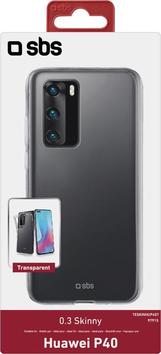 Produktbild SBS TESKINHUP40T Handy-Schutzhülle 16,7 cm (6.58" ) Cover Transparent (Huawei P40)