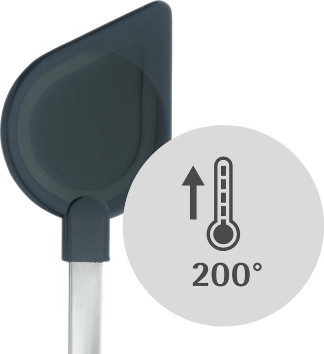 Produktbild WMF Kochlöffel 32cm Profi Plus Edelstahl teilmattiert Silikon hitzebeständig