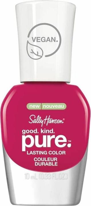 Actual product image Sally Hansen Good Kind Pure Nail Polish 291 Passion Flower 10ml (291-passion flower, Colour paint)