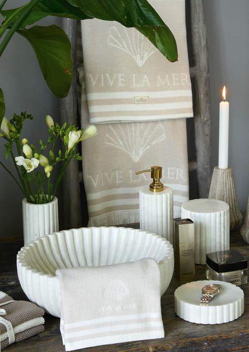 Produktbild Greengate Vive la mer Handtuch pale blue 40x40cm (40 x 40 cm)