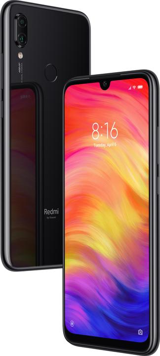 Actual product image Xiaomi Redmi Note 7 (64 GB, Black, 6.30", Hybrid Dual SIM, 48 Mpx, 4G)