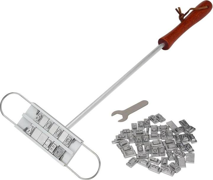 Produktbild PhoneLook Grill Fleisch / Gemüse Brandeisen Cowboy Branding Iron American Style BBQ