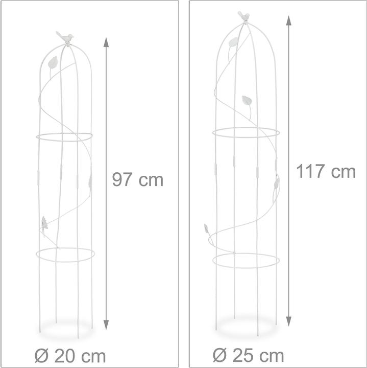 Produktbild Relaxdays Rankhilfe (25 cm, 25 cm)