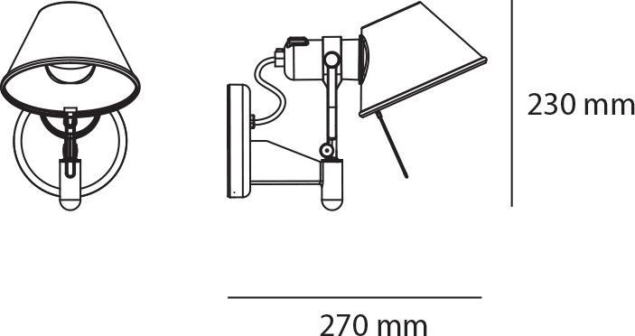Produktbild Artemide Tolomeo Faretto (615 lm, E27)