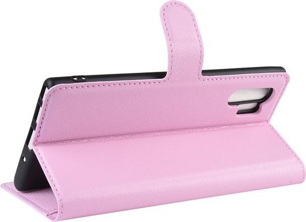 Actual product image MU Classic Litchi Leather Bookcover Series (Samsung Galaxy Note 10+ 5G, Samsung Galaxy Note 10+)
