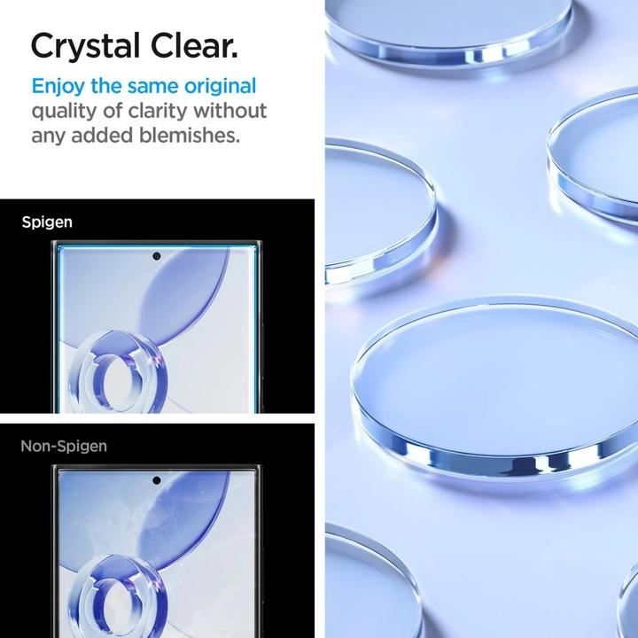 Actual product image Spigen Glas.tR EZ Fit (2 Piece, Samsung Galaxy S24 Ultra)