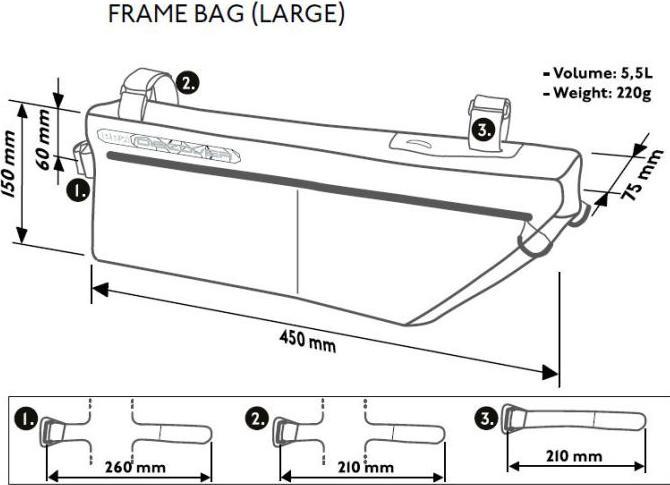 Produktbild PRO Gravel (5.50 l, Rahmentasche)