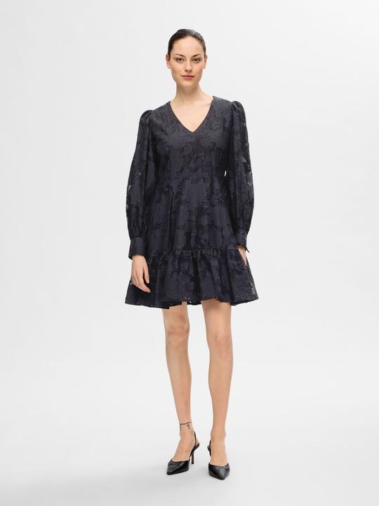 Image du produit Selected Femme Mini-robe fleurie à manches longues (34)