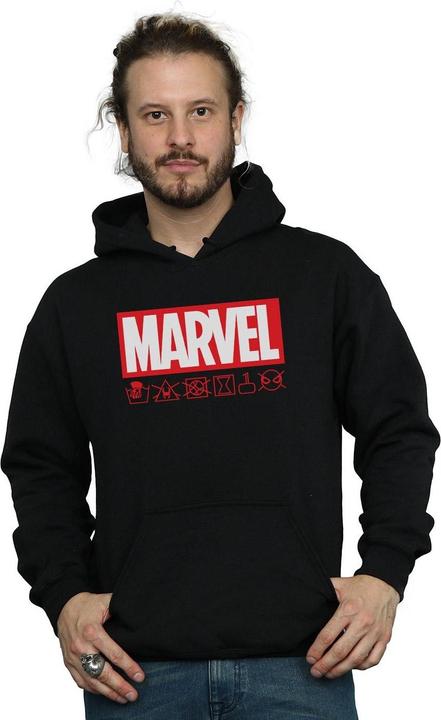 Actual product image Mens Logo Wash Care Hoodie (M)