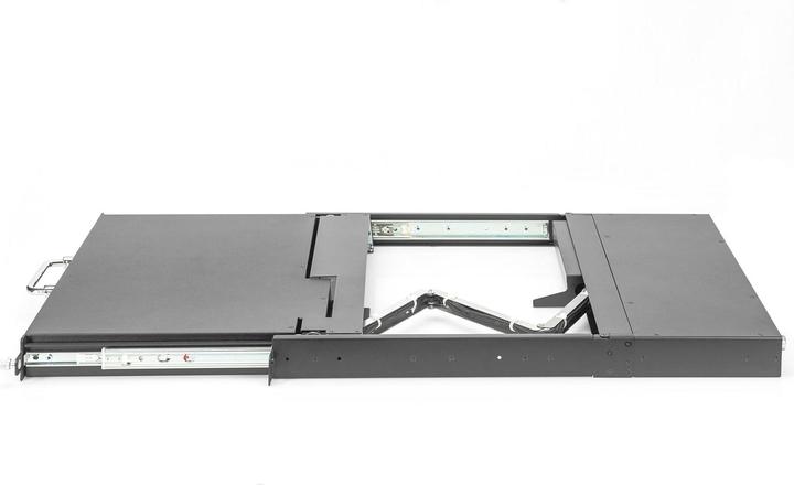 Actual product image Digitus Modular console with 17 TFT48.3cm 8Port KVM Touch 8 x HDMI, HD resolution, GE keyboard
