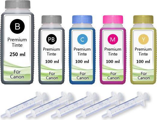 Produktbild Druckfuxx 650ml NACHFÜLL TINTE für CANON MP500 MP510 MP520 MP530 MP610 MP810 MP8