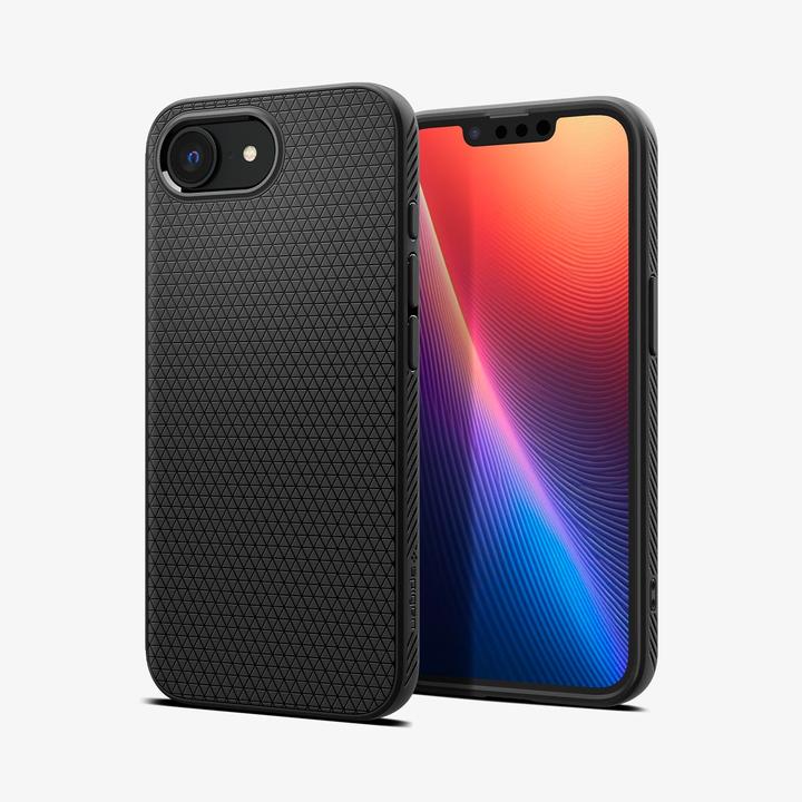 Produktbild Spigen Liquid Air iPhone SE(2025) Case - Matte Black (Apple iPhone 16e)
