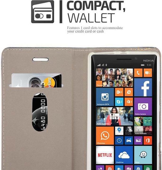 Productafbeelding Cadorabo Boek Jeans Optiek Cover (Nokia Lumia 930, Nokia Lumia Icoon 929)