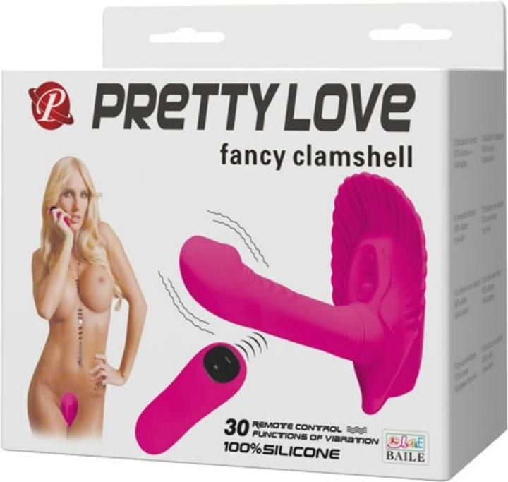 Image du produit Pretty Love Vibromasseur pour couple "Fancy Clamshell" avec télécommande