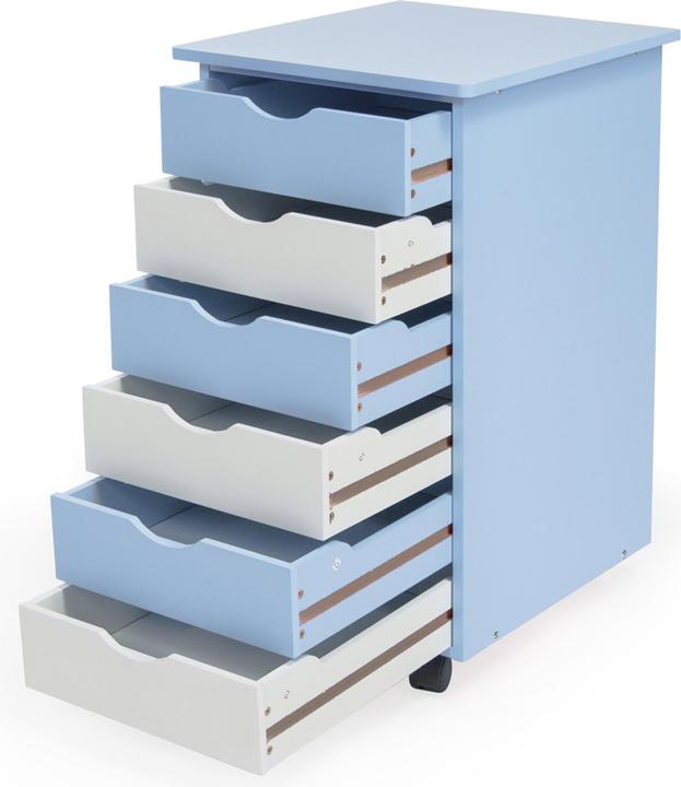 Image du produit tectake Conteneur roulant (36 x 40 x 65 cm)
