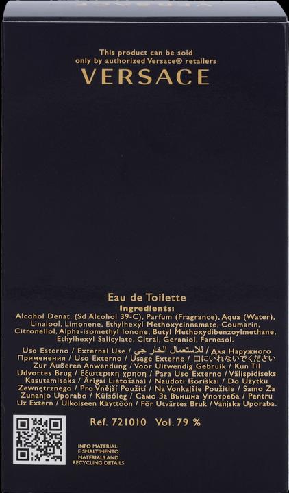 Actual product image Versace Dylan Blue (Eau de toilette, 100 ml)